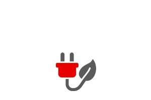 Plug with a leaf at the end of the cord