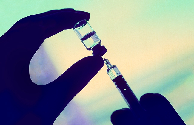 Vaccine needle 
